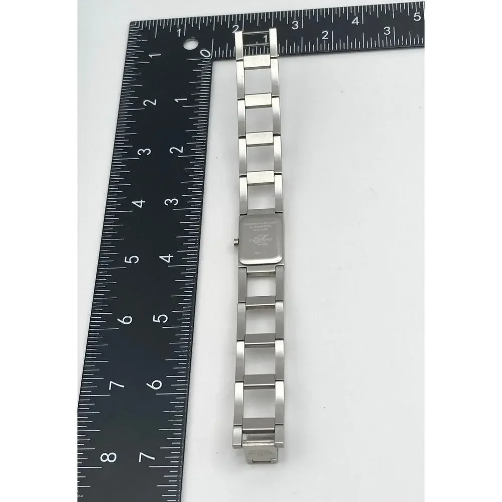 Calvin Klein CK Swiss Made Women's Watch 17mm - All Stainless - New Battery - WR